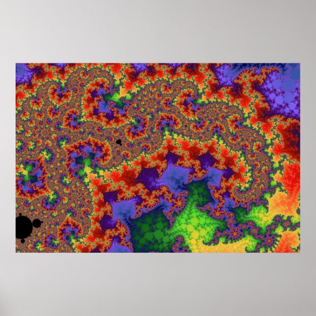 Póster Caos Psicodélico (Frente)