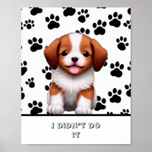 Poster Cãozinho inocente