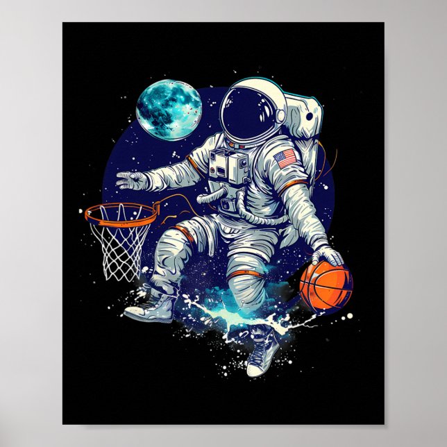 Poster Capa de desenho do Astronauta de desenho Trabalho  (Frente)
