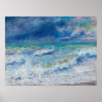 Capa de Mar Azul por Impressionista Renoir