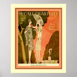 Poster Capa de revista 1928 de McCall Deco 16x20