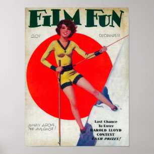 Póster Capa de revista 3 do divertimento do filme