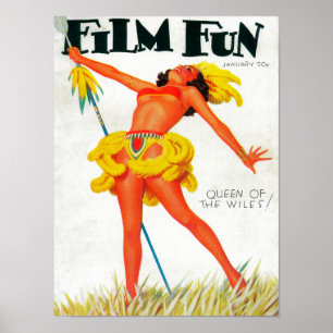 Poster Capa de revista 5 do divertimento do filme