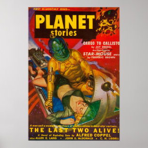Póster Capa de revista 6 das histórias do planeta