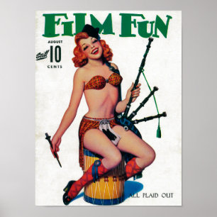 Póster Capa de revista 8 do divertimento do filme