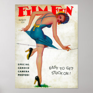 Póster Capa de revista 9 do divertimento do filme