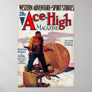 Poster Capa de revista alta 2 do ás
