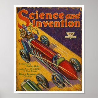 POSTER CAPA DE REVISTA ENVELHECIDA DOS ANOS 1930