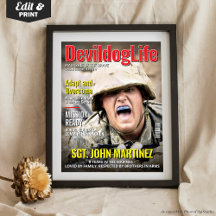 Capa de Revista Personalizada, Marinheiro Personal