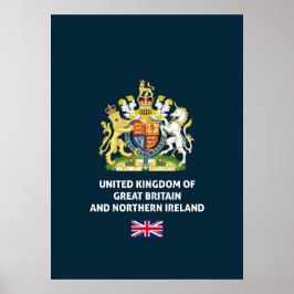 Poster CAPA DE TELEFONE do passaporte britânico