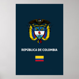 Poster capa de telefone passaporte da Colômbia