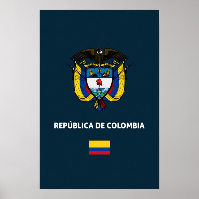 Poster capa de telefone passaporte da Colômbia (Frente)