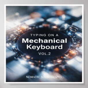 Poster Capa do Álbum Typing on a Mechanical Keyboard Vol.