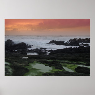 Póster Capa do mar ao pôr do sol