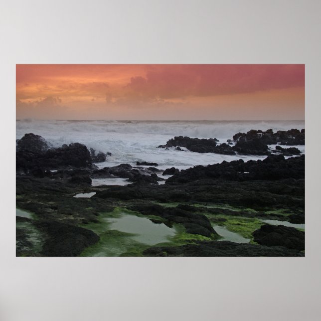 Póster Capa do mar ao pôr do sol (Frente)