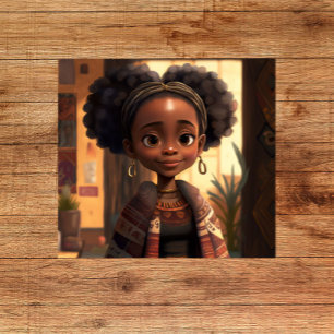 Poster Capacitar as jovens negras: Celebrando a cultura