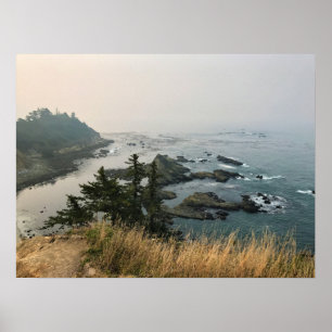 Poster Cape Arago State Park, Costa do Oregon
