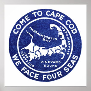 Póster Cape Cod 1910