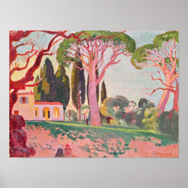 Póster Capela de Cassien santo, Cannes, 1922 (Frente)