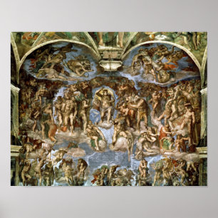 Póster Capela de Sistine: O último julgamento, 1538-41