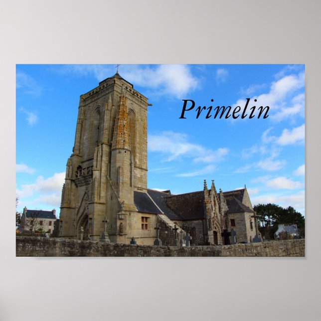 Poster Capela do Tugen santo em Primelin (Frente)