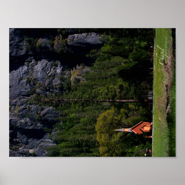 Póster Capela em Yosemite (Frente)