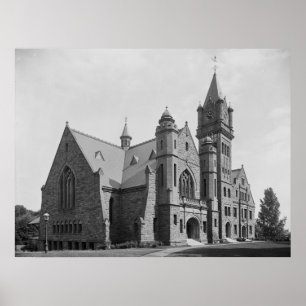 Póster Capela Memorial Abbey (Colégio Holyoke do Monte H