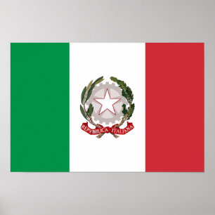 Poster capinha de telefone com bandeira da Itália