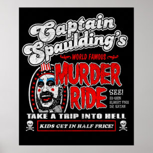 Poster Capitã Spaulding Assassino