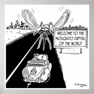 Poster Capital do mosquito do mundo