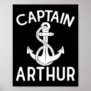 Poster Capitão Arthur Âncora de Barco Iate