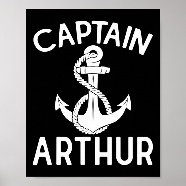 Poster Capitão Arthur Âncora de Barco Iate  (Frente)