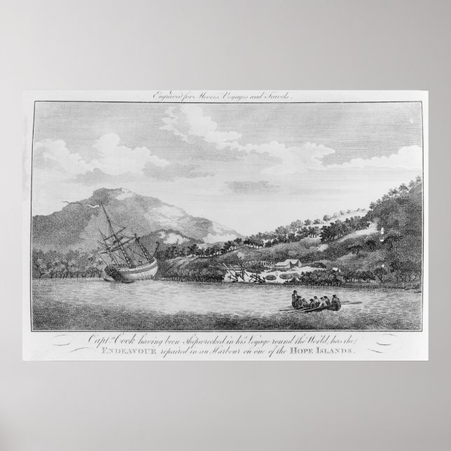 Poster Capitão Cook foi naufragado (Frente)