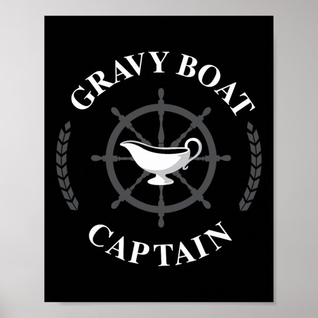 Poster Capitão da Barco de Molho Divertido Molho de Ação  (Frente)