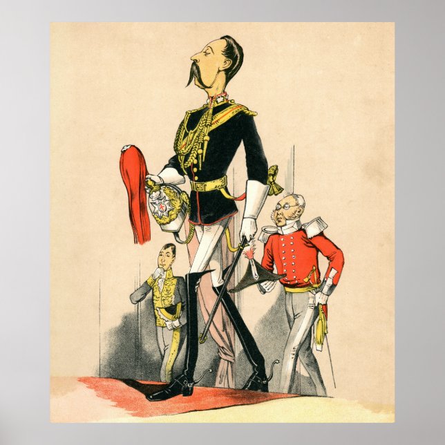 Poster Capitão das Guardas de Cavalo Real (Frente)