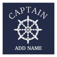 Capitão de Barco (Personalize o nome do Capitão)