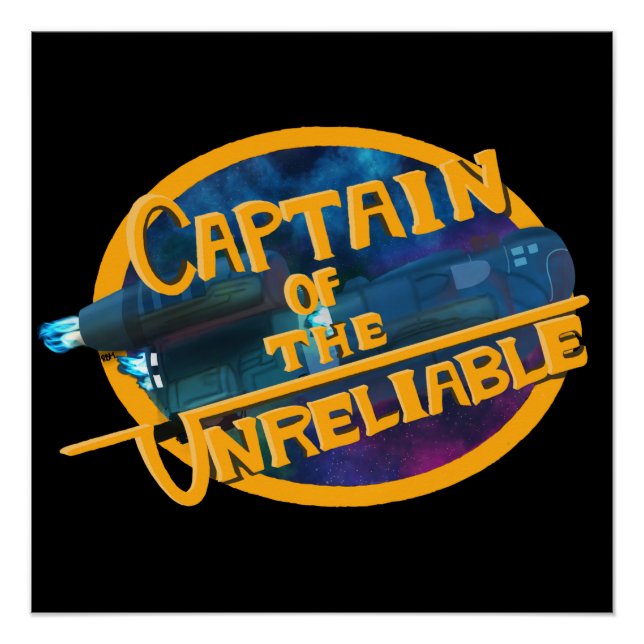 Póster Capitão do Não-confiável (Frente)