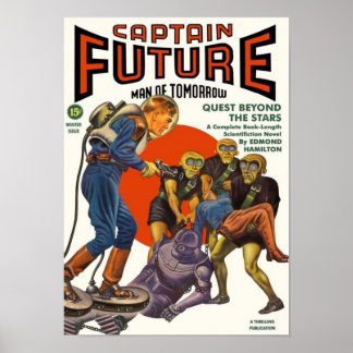 Póster Capitão Futuro — Busca além das Estrelas