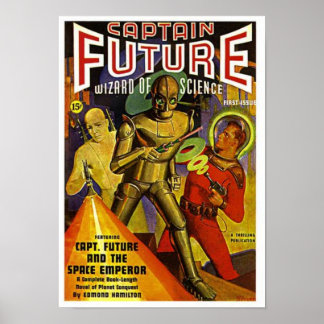 Póster Capitão Futuro e Imperador Espacial