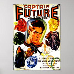 Póster Capitão Futuro e os Sete Espaços