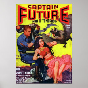 Poster Capitão Futuro -- o rei do cometa