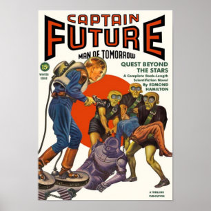 Póster Capitão Futuro -- Procura além das estrelas