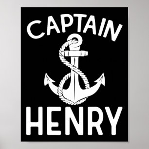 Poster Capitão Henry Sailing Navio Barco Yacht