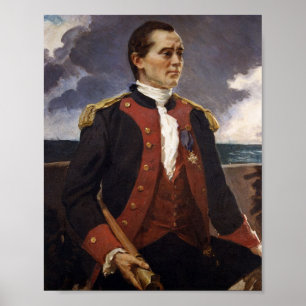 Poster Capitão John Paul Jones, Marinho Continental