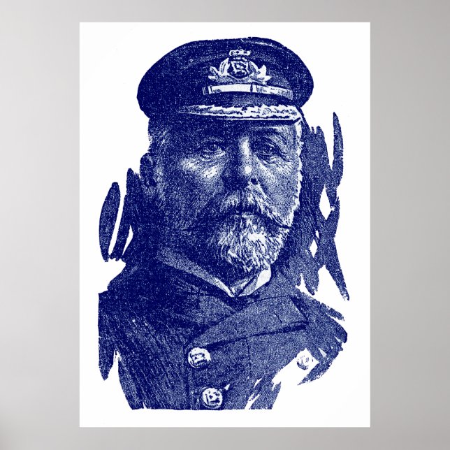 Poster Capitão John Smith, HMS Titanic (Frente)