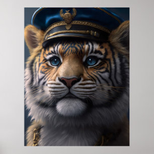 Poster Capitão Piloto Tiger