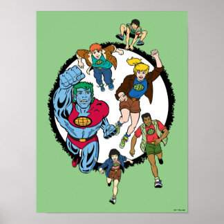 Poster Capitão Planeta e o Círculo dos Planetários