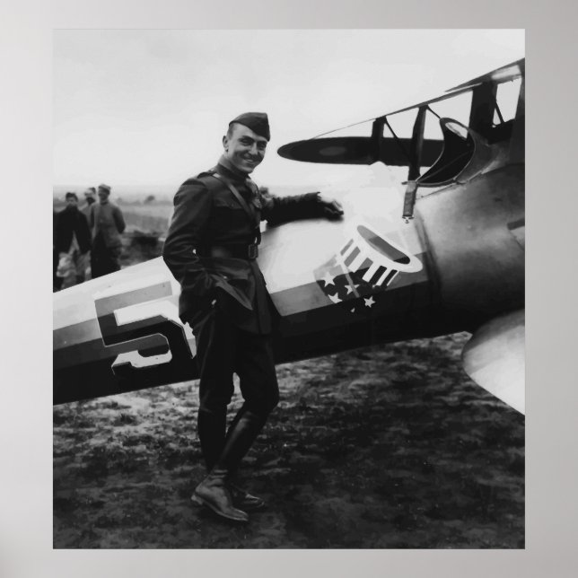 Póster Capitão Rickenbacker (Frente)