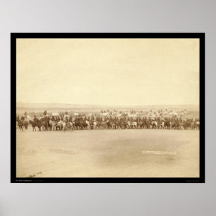 Póster Capitão Taylor & 70 escuteiros indianos SD 1891