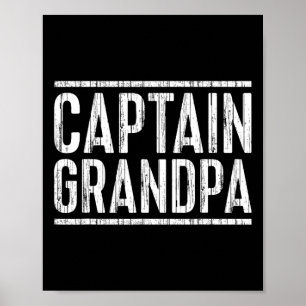 Poster Capitão Vovô Camisas Dia de os pais Men